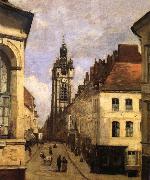 Corot Camille The bell tower of Doual china oil painting artist